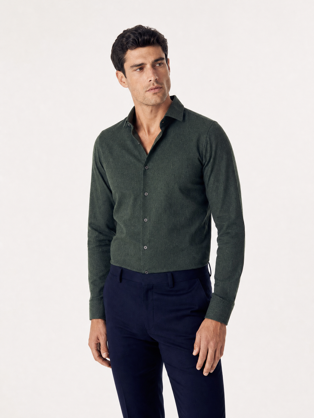Chemise en Flanelle Brossée