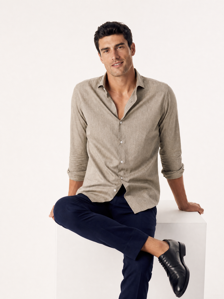 Chemise Chambray Délavée