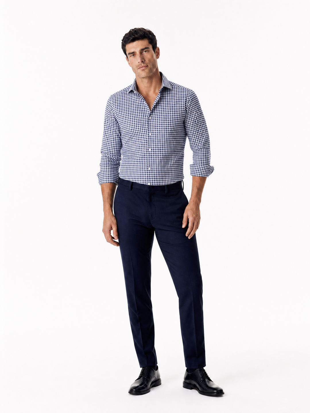 Chemise Vichy Parisien - Bleu Marine