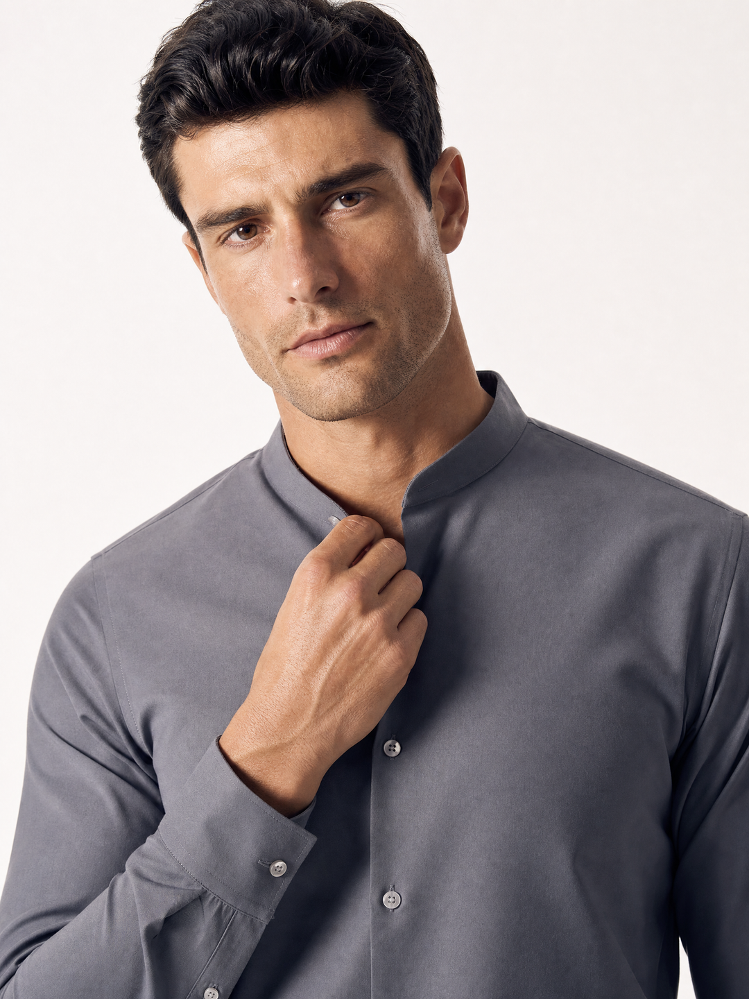 Chemise Col Mao Raffinée