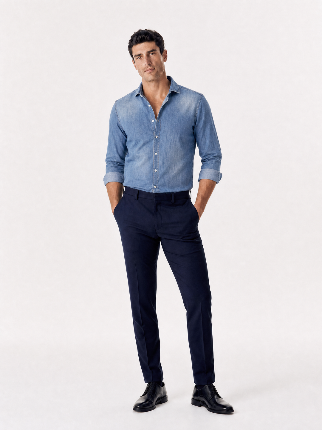 Chemise Chambray Delavee - Bleu Chambray